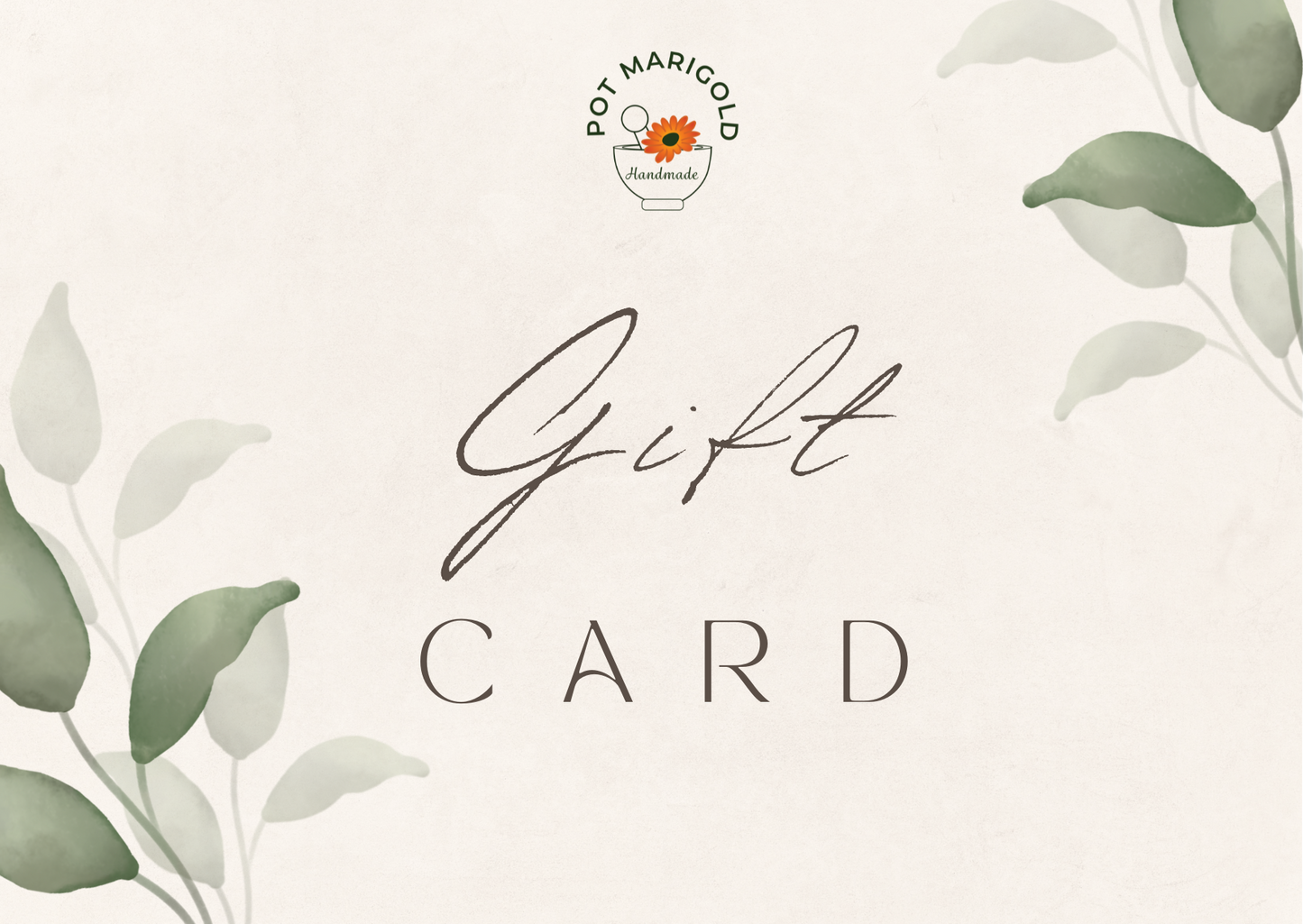 Pot Marigold Gift Vouchers