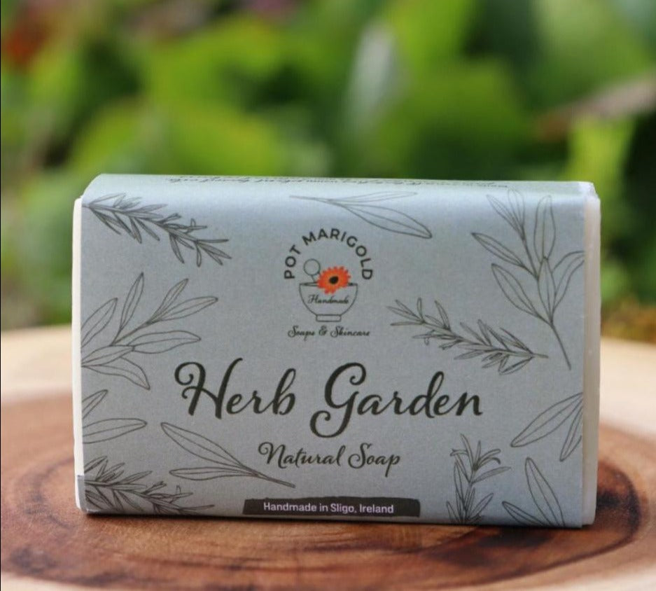 Herb Garden Natural Soap/ Pot Marigold. Handmade