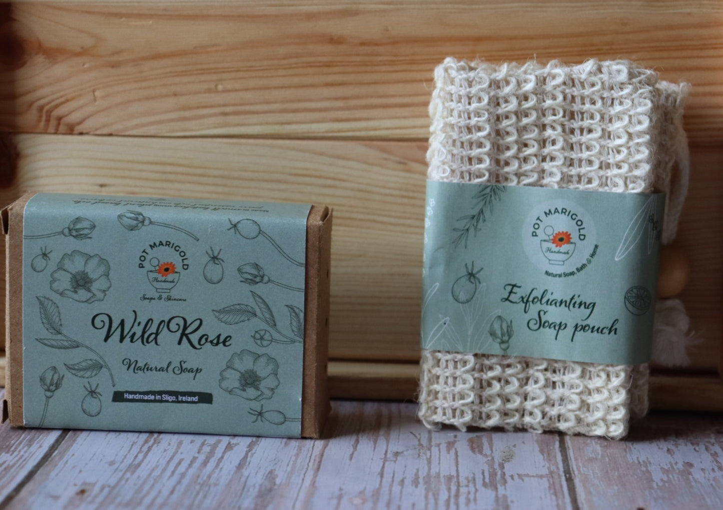 Soap and Sisal Bag Gift Set with a Message
