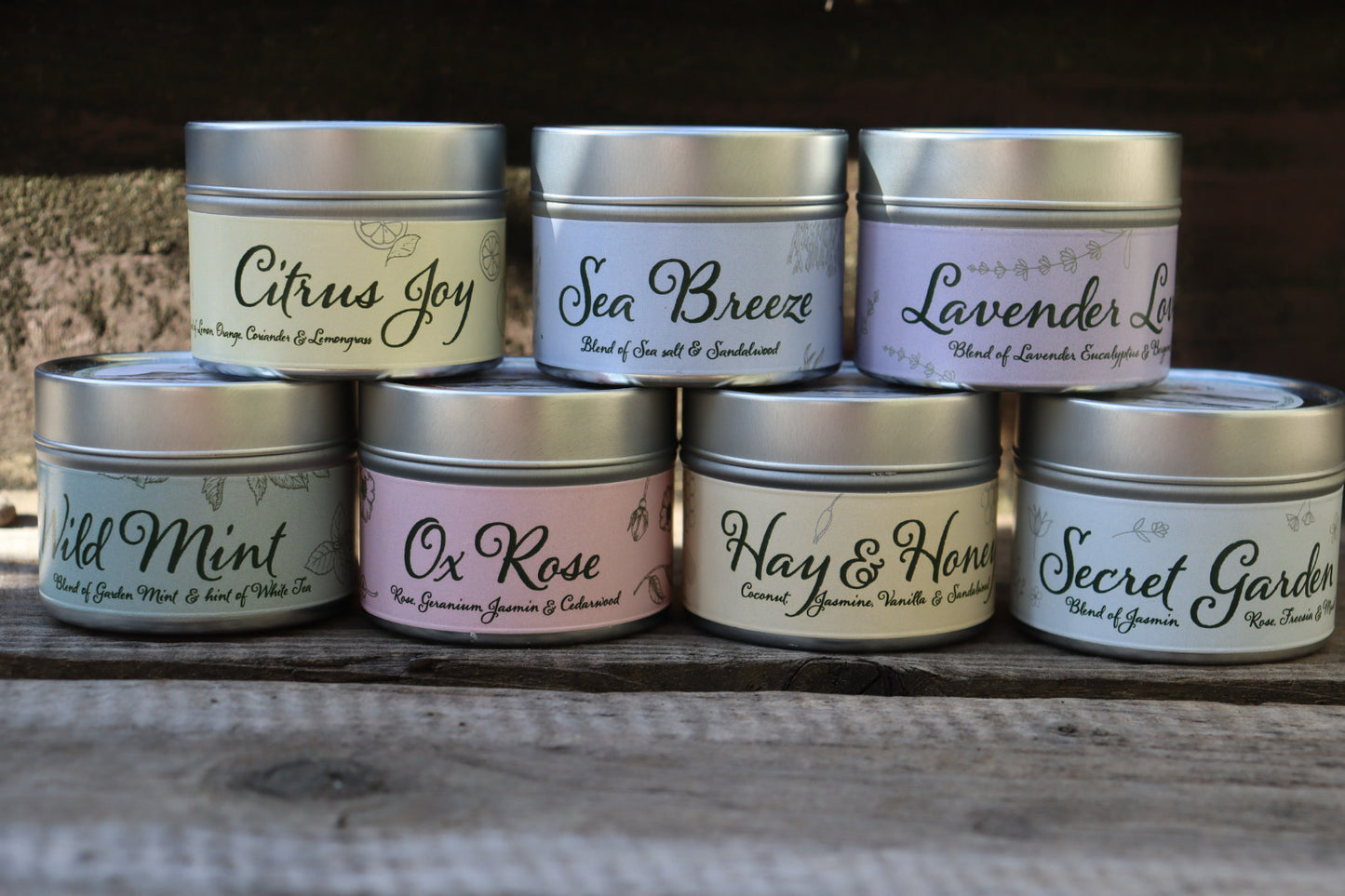 Scented Soy Wax Candle
