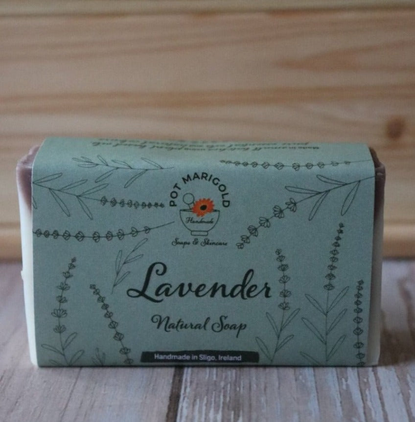 Lavender Natural Soap/ Pot Marigold. Handmade