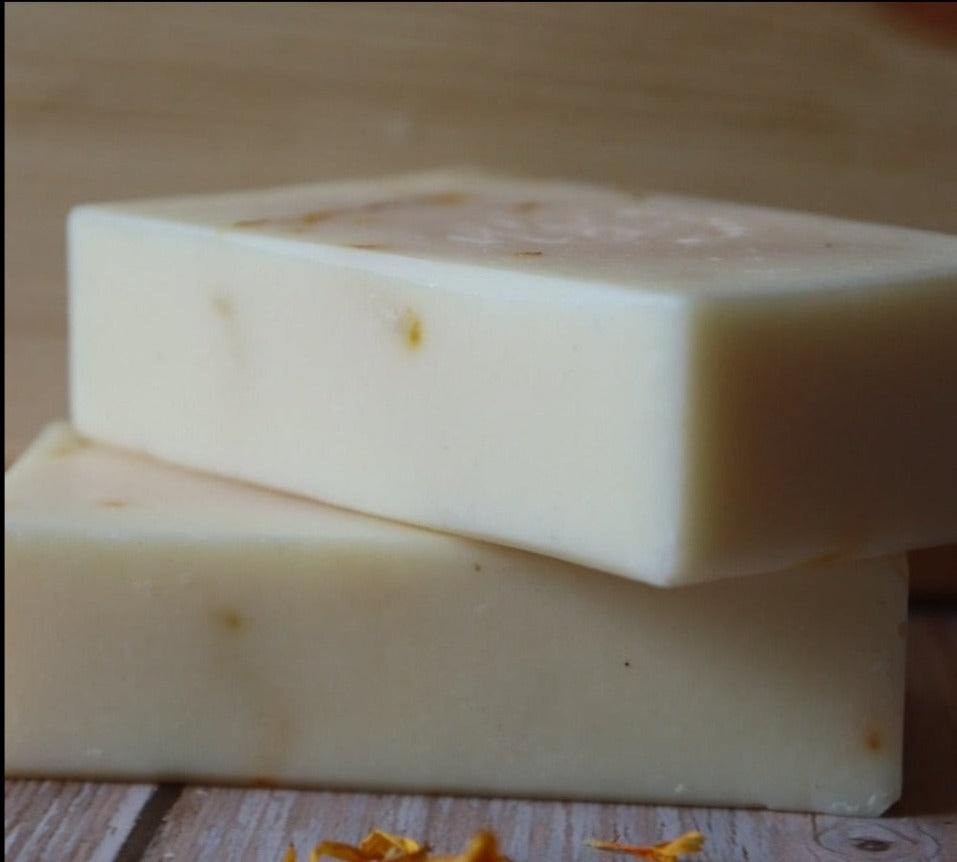 Happy Calendula Soap/ Pot Marigold. Handmade