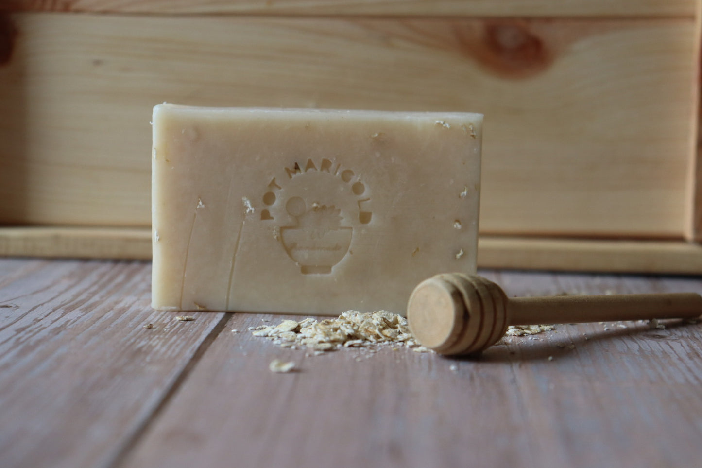 Honey & Oats sensitive skin soap/Pot Marigold. Handmade