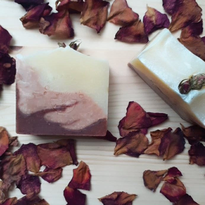 Wild Rose Natural Soap | Pot Marigold Handmade Soaps and Skincare