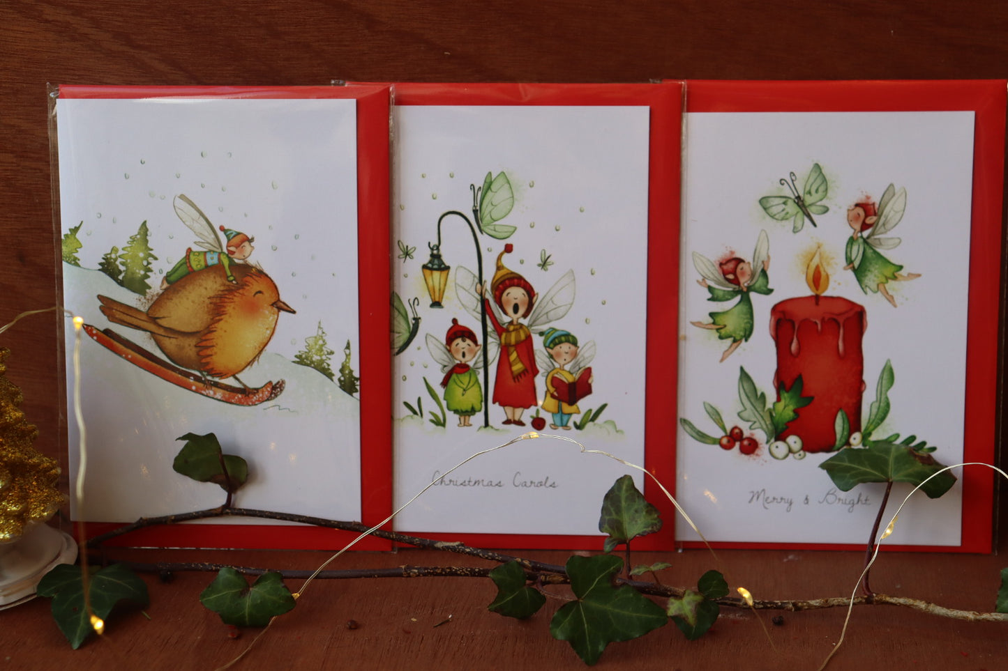 Burren Flower Fairies Christmas Greeting Cards