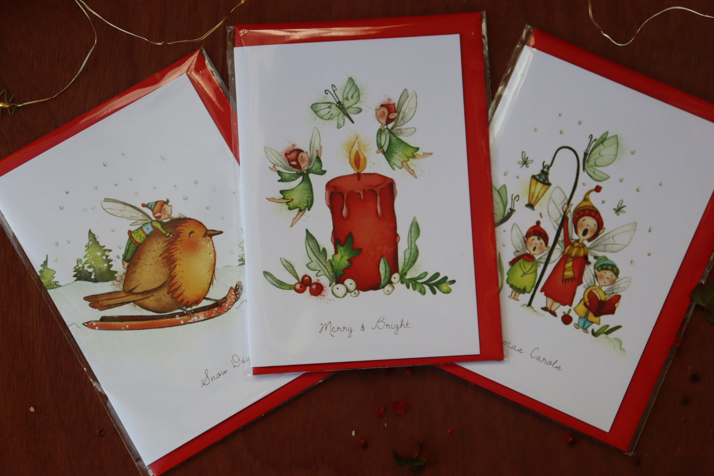 Burren Flower Fairies Christmas Greeting Cards